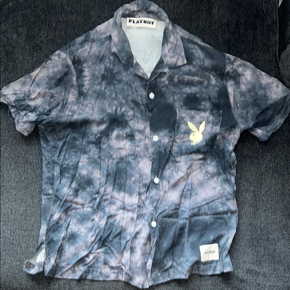 PacSun Playboy Tie-Dye Men's Shirt